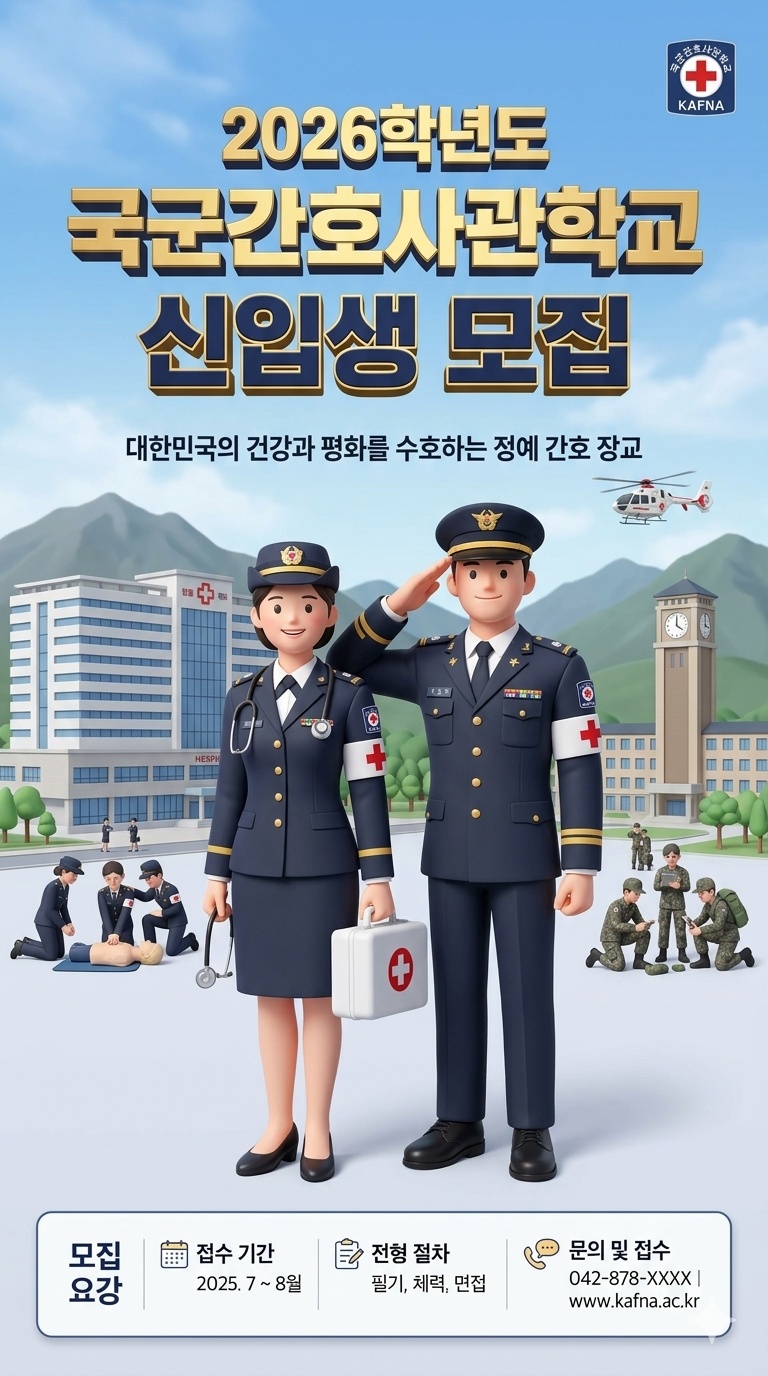 2026학년도 국군간호사관학교 신입생 모집