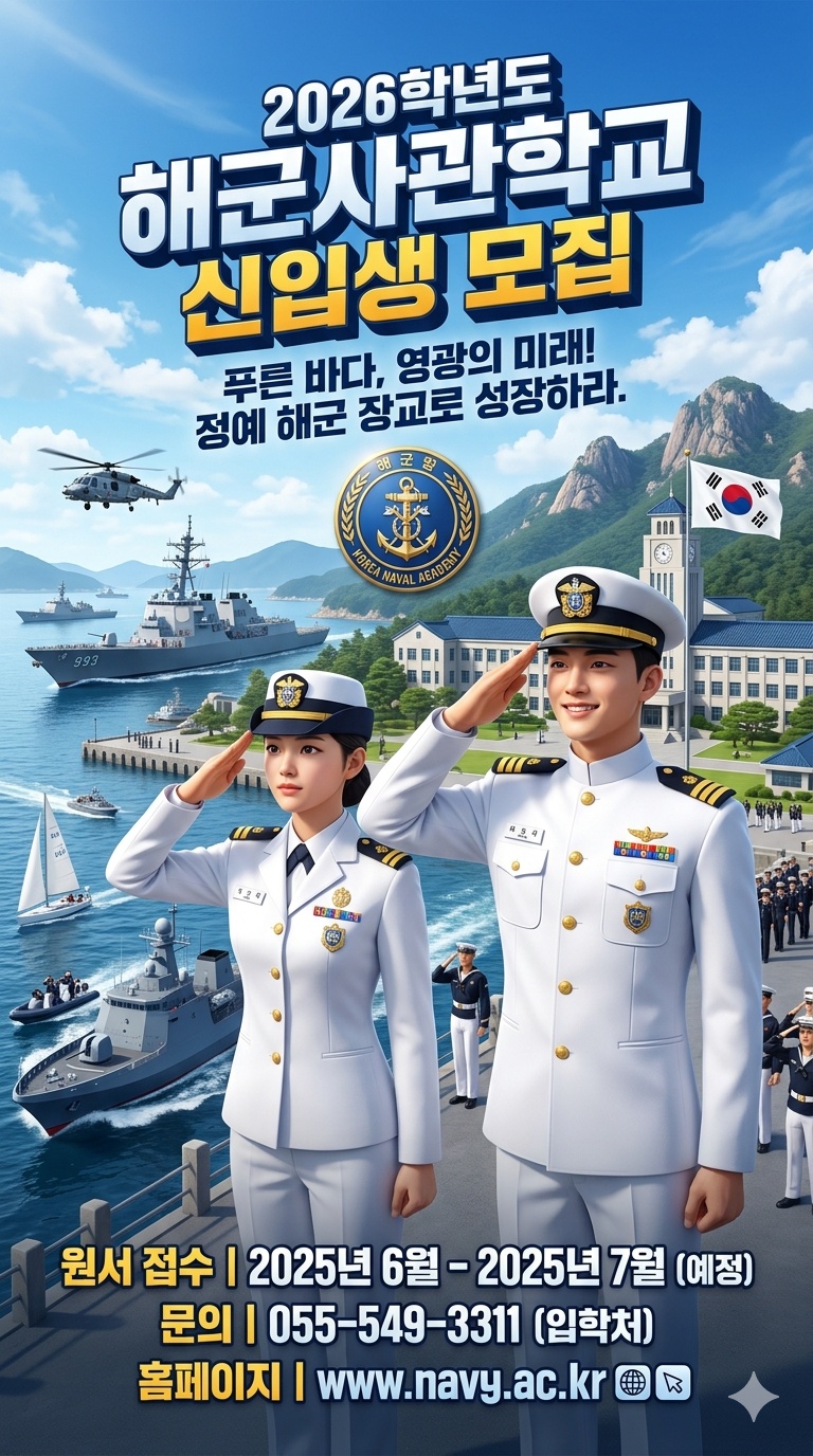 2026학년도 해군사관학교 신입생 모집